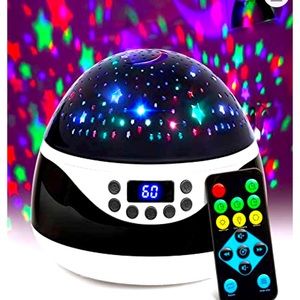 Music machine/night light with remote